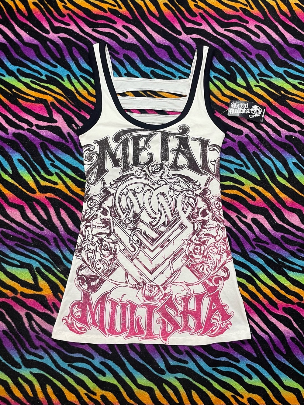 Y2k grunge goth rare 2000s Metal Mulisha Tank Top